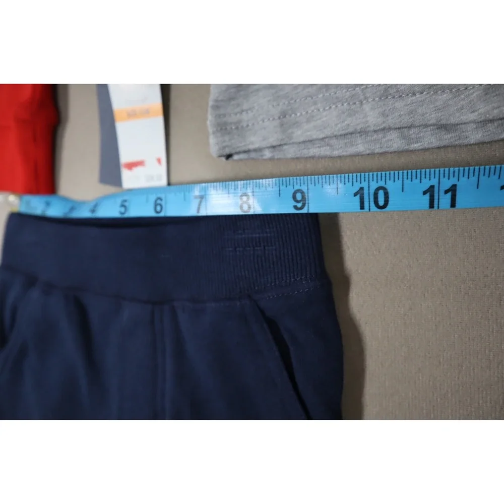 Tommy Hilfiger Baby Boys Basic Tshirt Fleece Crewneck and Joggers 3 Pc Set - Red